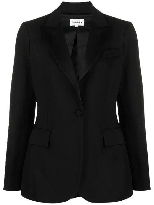 Blazer monopetto smoking completo Liliuxy P.a.r.o.s.h. | D420064LILIUXY26013 NERO
